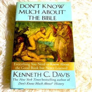 DON’T KNOW MUCH ABOUT THE BIBLE by KENNETH C DAVIS HARDBACK EUC